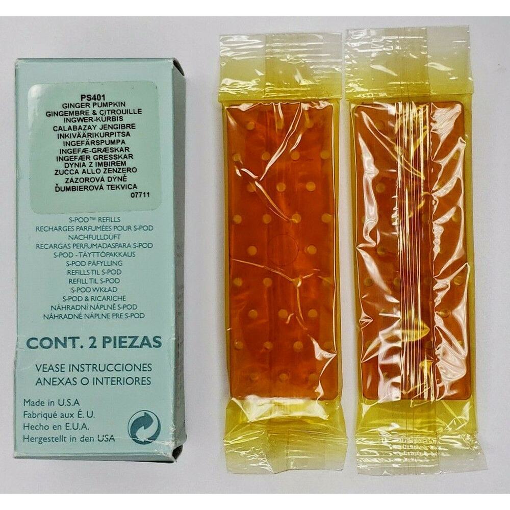PartyLite S-Pod Refills‎ New Box Ginger & Pumpkin HTF P7C/PS401